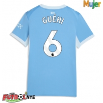 Camiseta Manchester City Marc Guehi #6 Primera Equipación para mujer 2026-27 manga corta